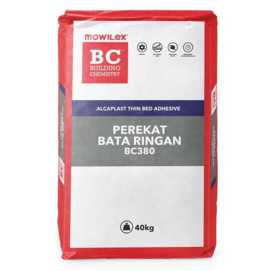 BC380 thin bed adhesive