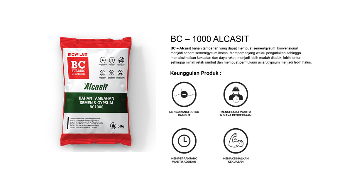 BC - 1000 Alcasit dari Mowilex BC
