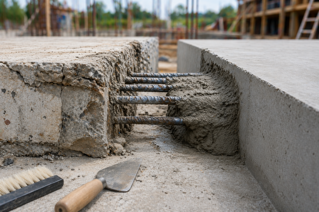 Cara Menyambung Beton Lama Tanpa Mengurangi Kekuatan Struktur