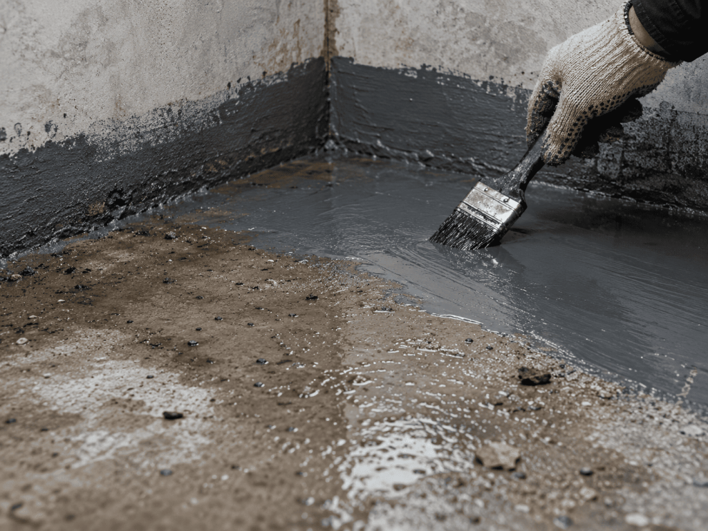 Mengaplikasikan Waterproofing di Atas Permukaan yang Kotor atau Lembap