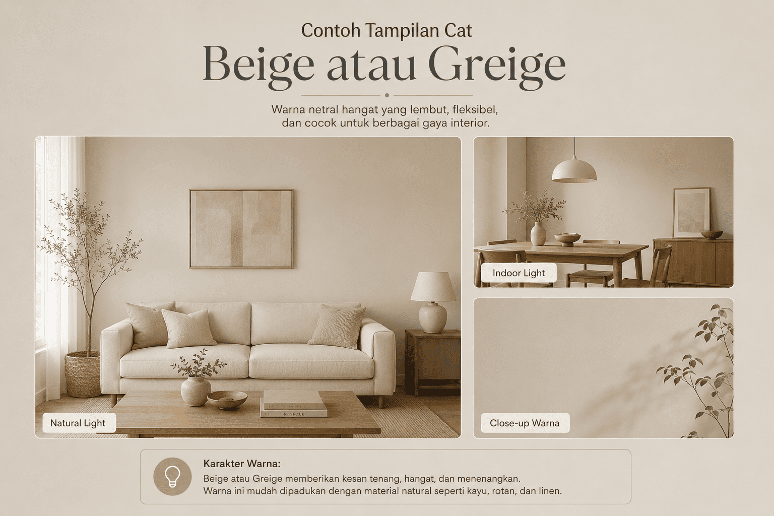 Beige atau Greige