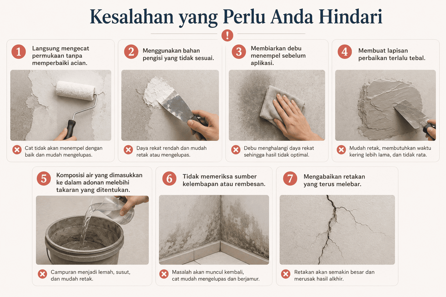 Kesalahan yang Perlu Anda Hindari
